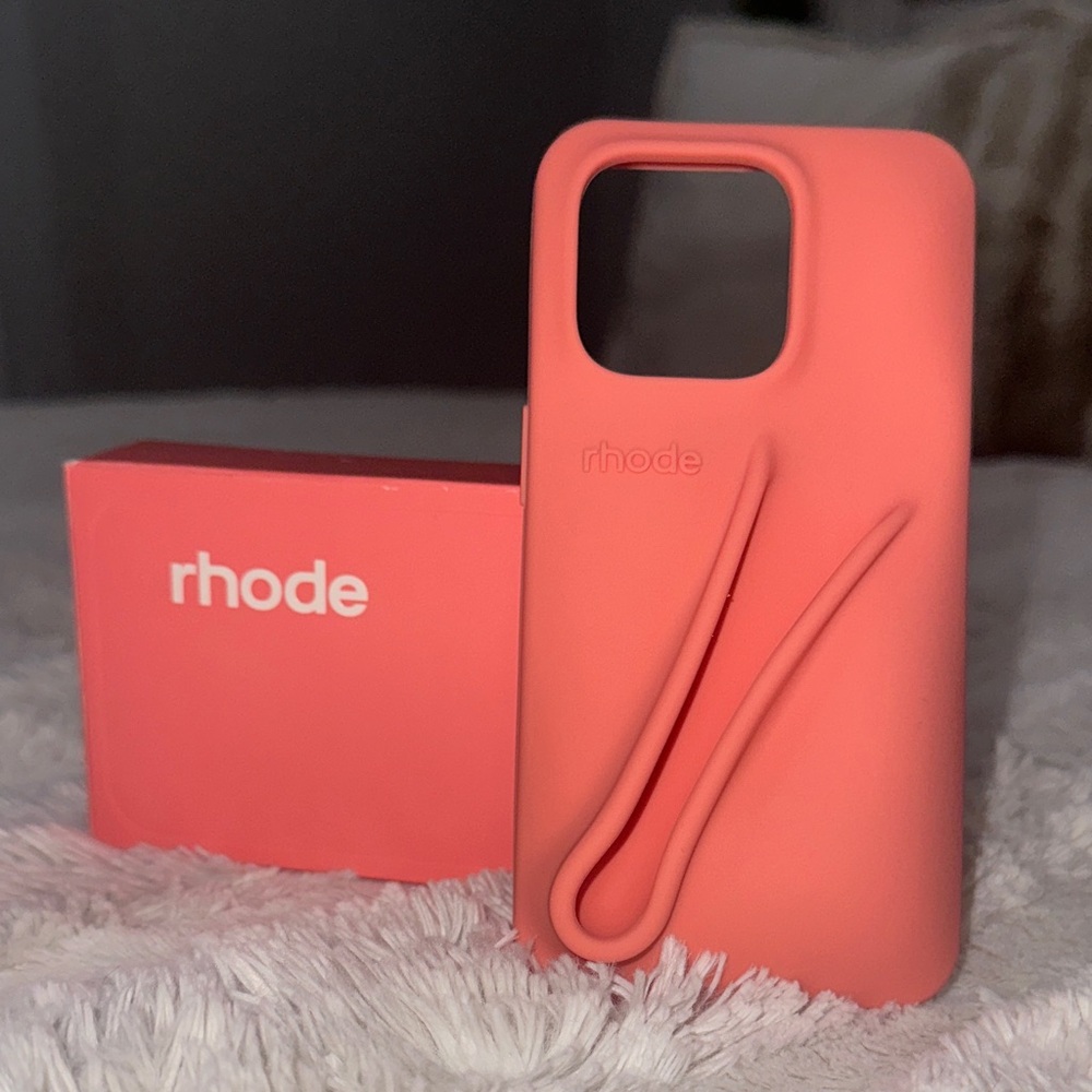 RHODE Vibrant Coral Phone Case